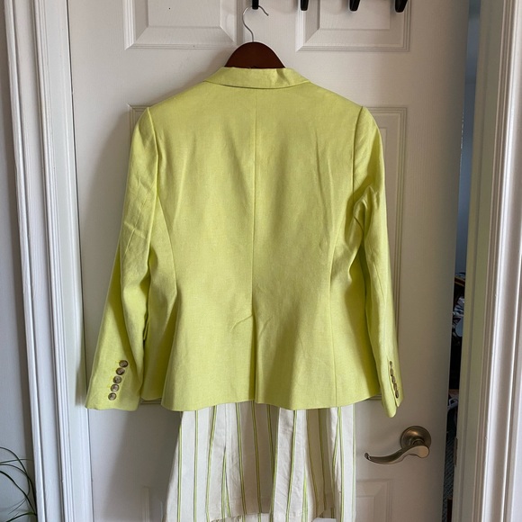 Bright yellow tailored blazer - Picture 4 of 5